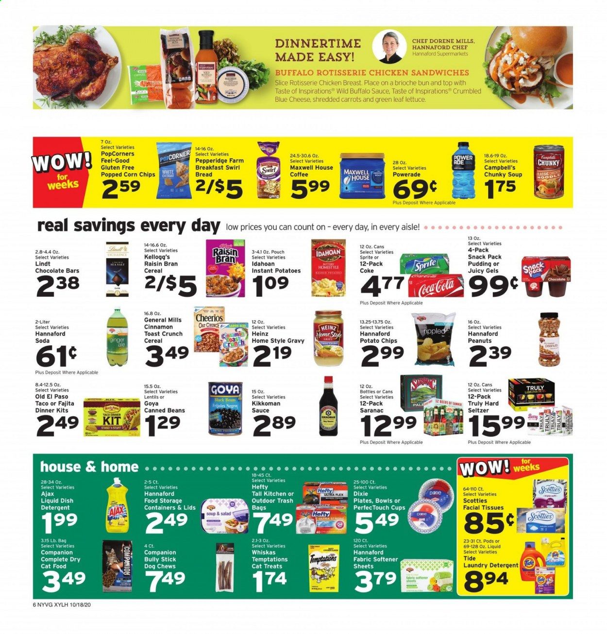 Hannaford (NY) Weekly Ad Flyer October 18 to October 24