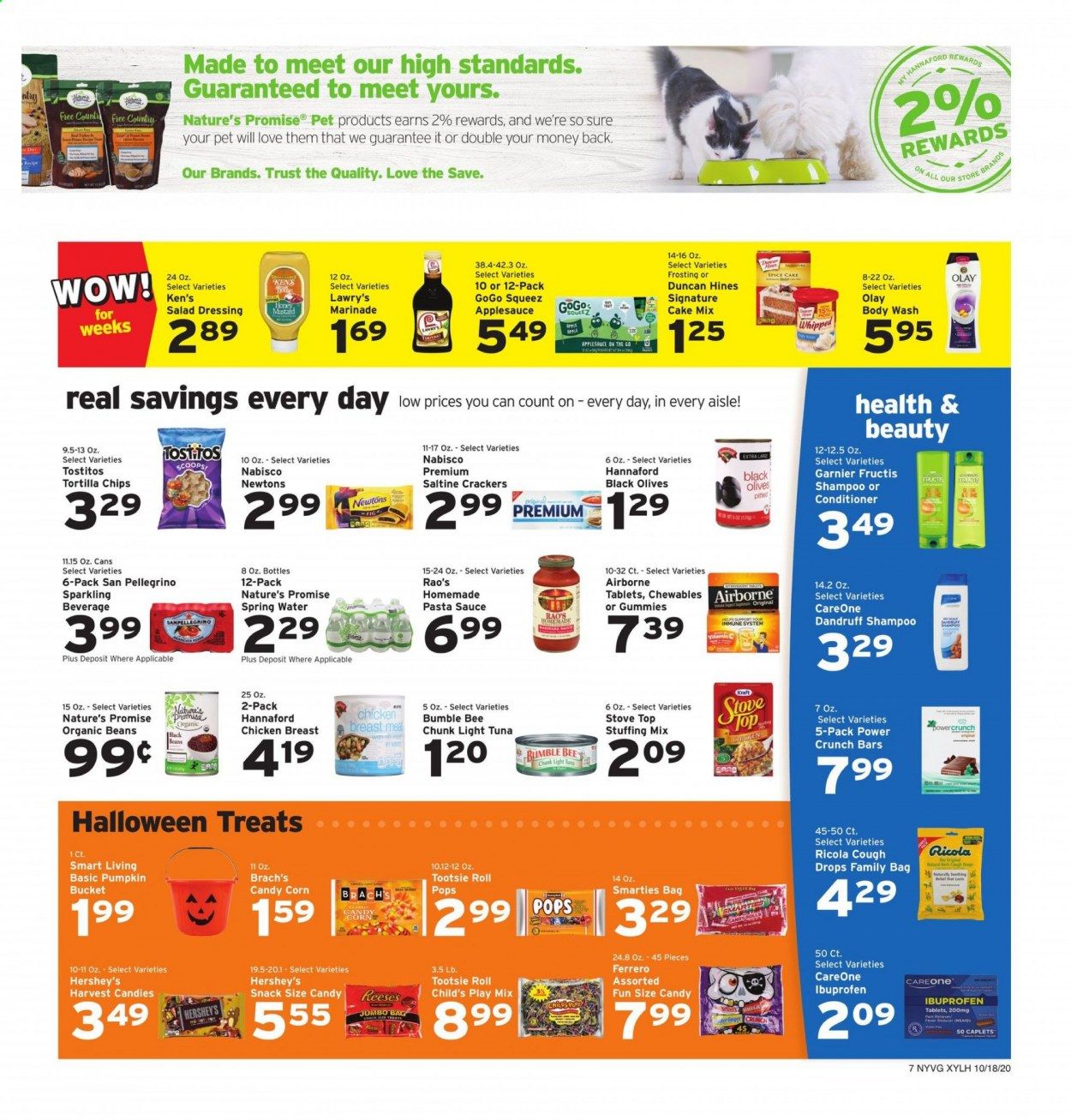 Hannaford (NY) Weekly Ad Flyer October 18 to October 24