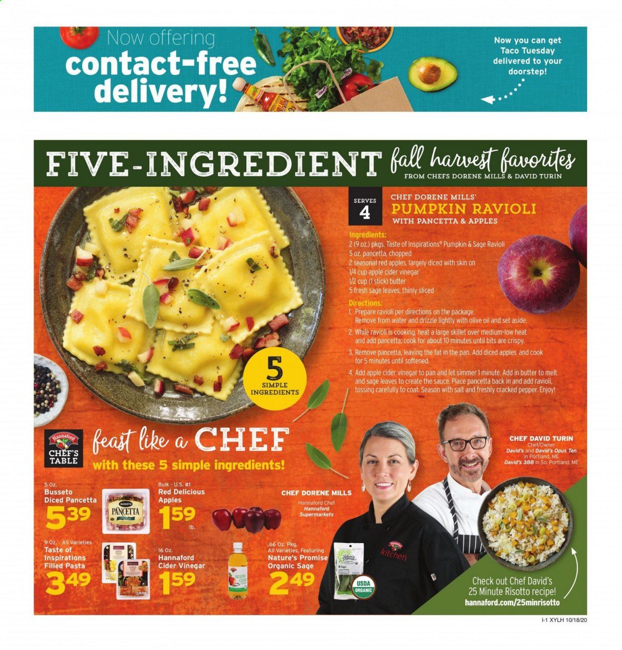 Hannaford (NY) Weekly Ad Flyer October 18 to October 24
