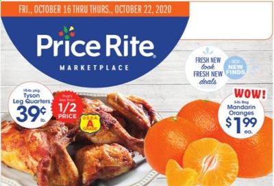 Price Rite (CT, MA, MD, NH, NJ, NY, PA, RI) Weekly Ad Flyer October 16 to October 22