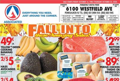 Associated Supermarkets Weekly Ad Flyer October 16 to October 22