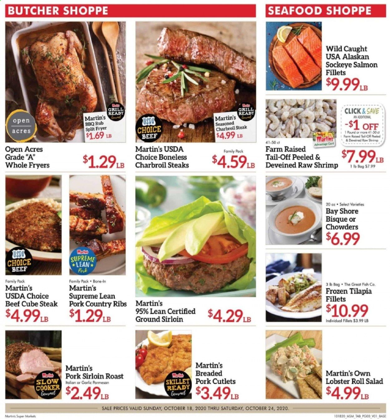Martin’s Weekly Ad Flyer October 18 to October 24