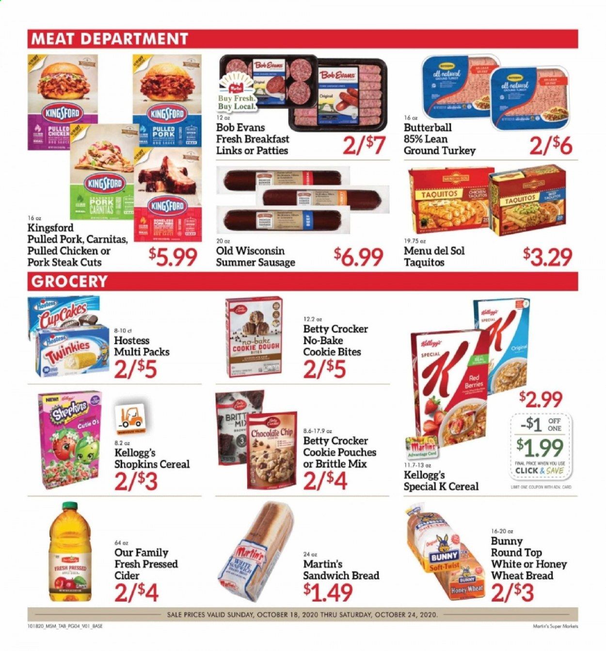 Martin’s Weekly Ad Flyer October 18 to October 24