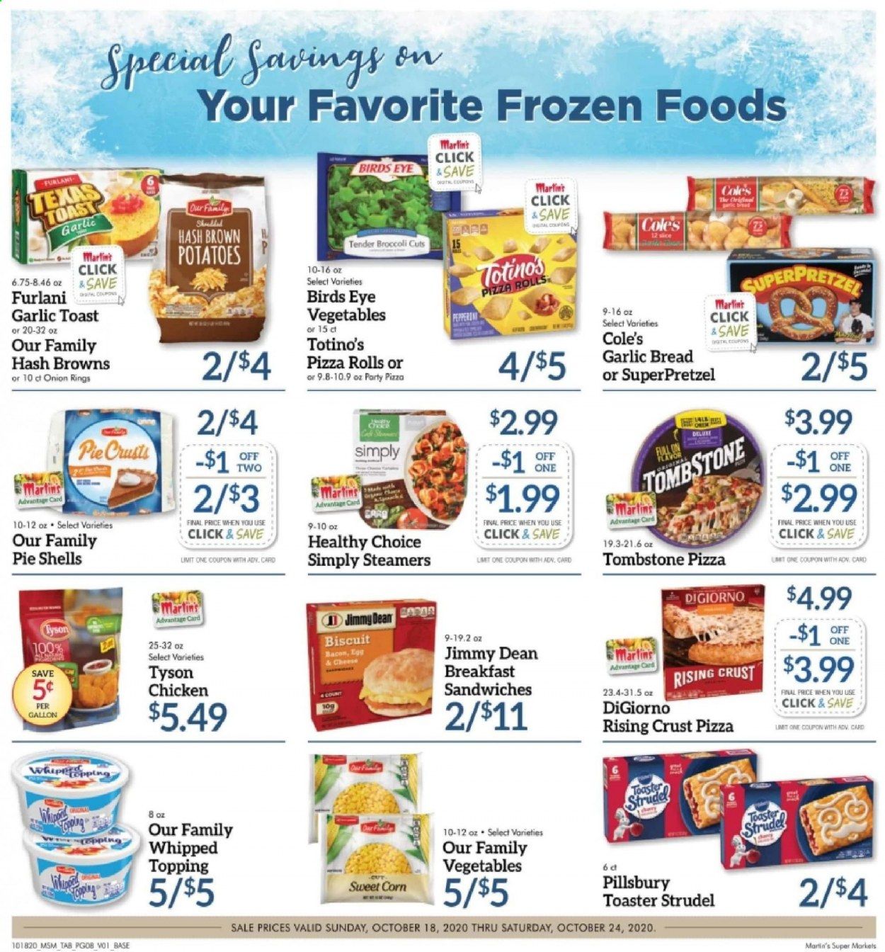 Martin’s Weekly Ad Flyer October 18 to October 24
