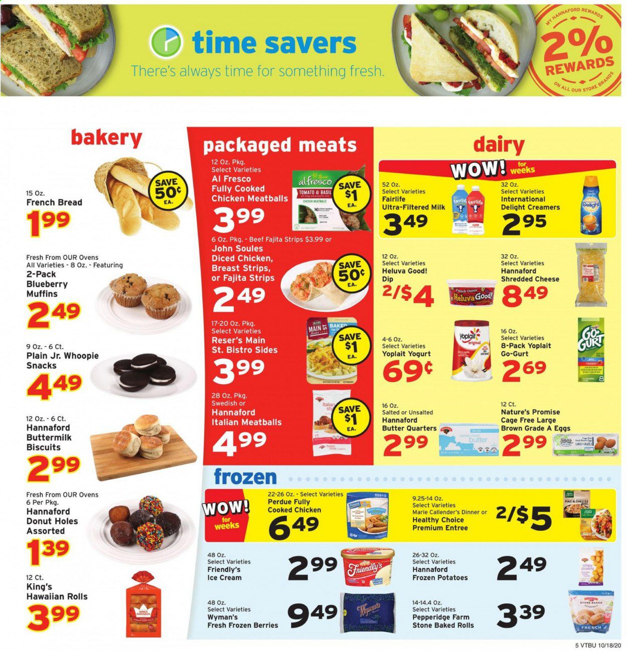 Hannaford (VT) Weekly Ad Flyer October 18 to October 24
