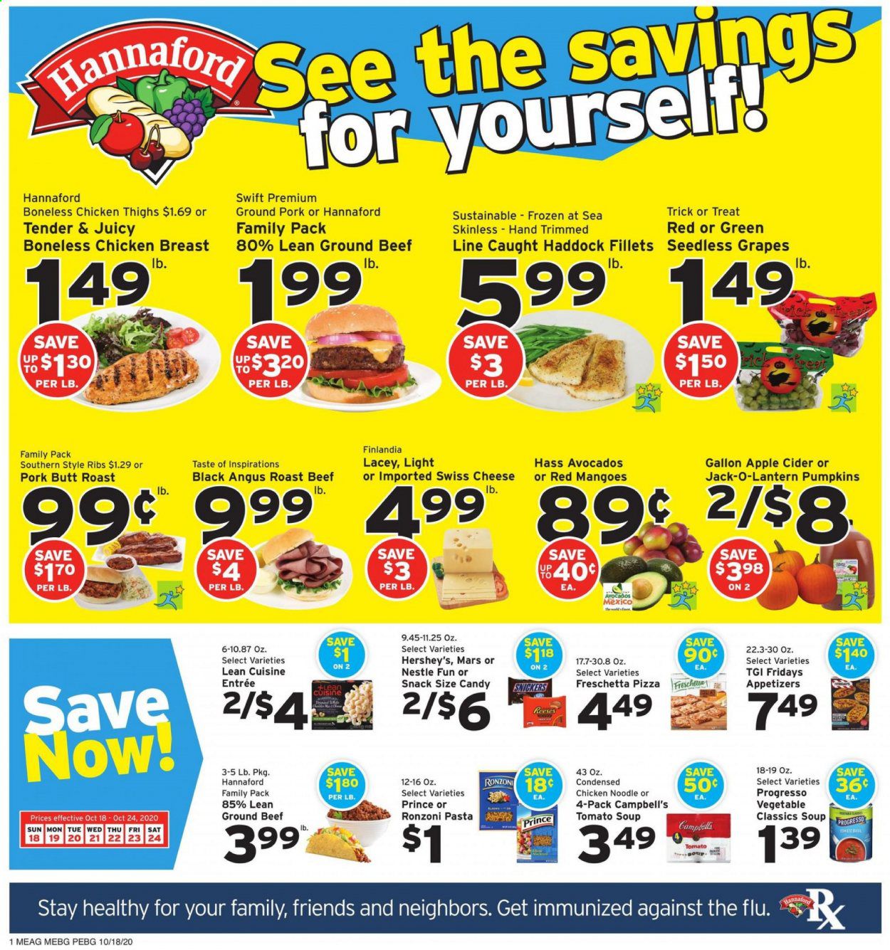 Hannaford (ME) Weekly Ad Flyer October 18 to October 24