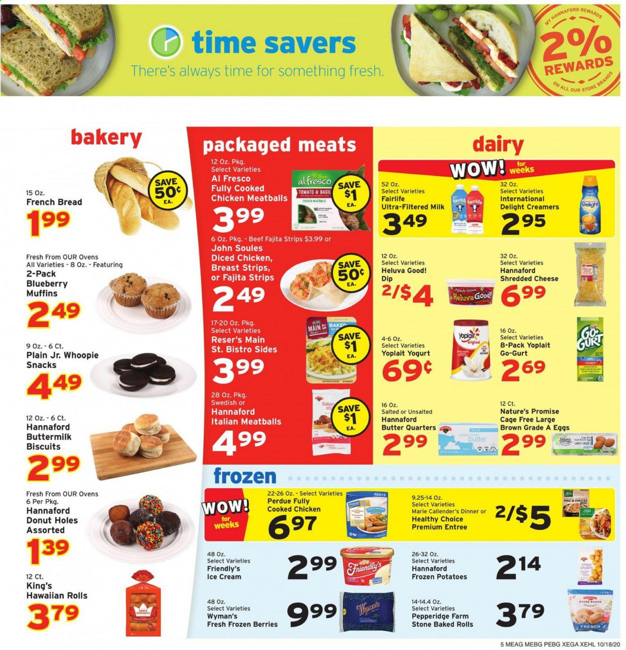 Hannaford (ME) Weekly Ad Flyer October 18 to October 24