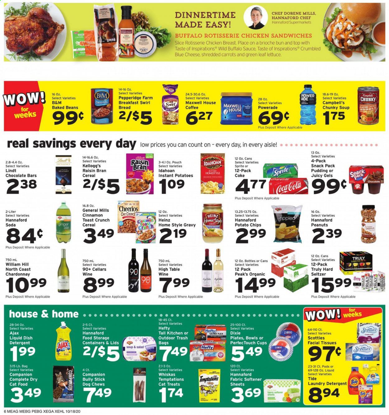 Hannaford (ME) Weekly Ad Flyer October 18 to October 24