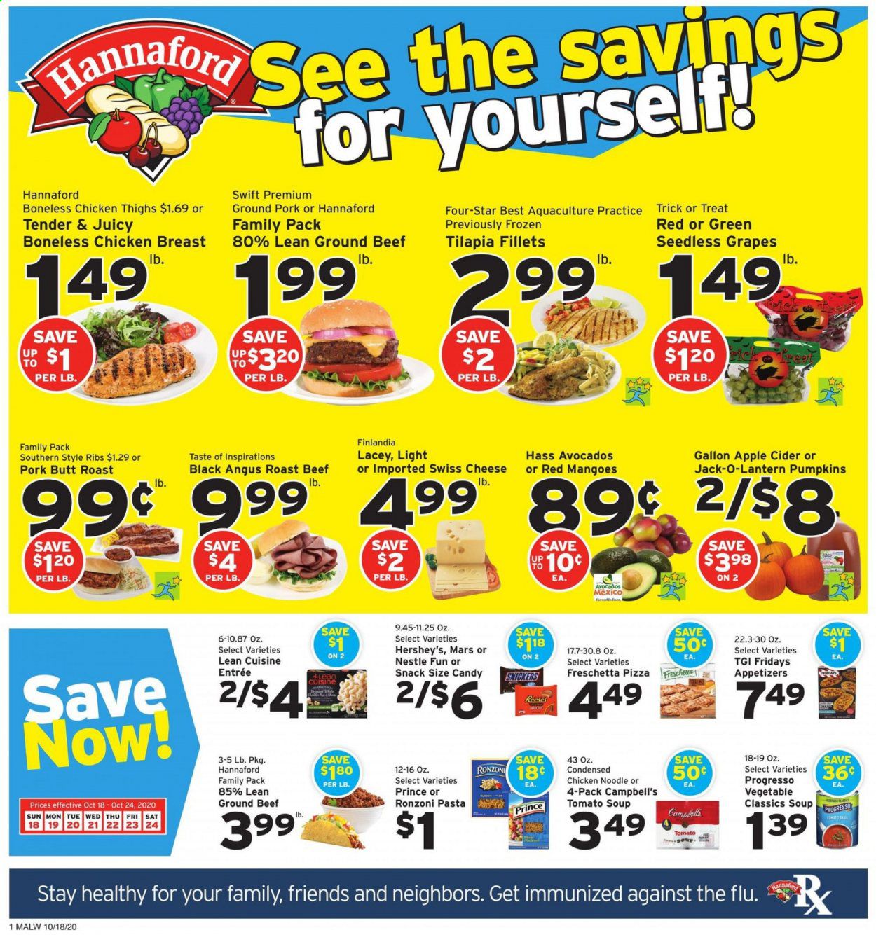 Hannaford (MA) Weekly Ad Flyer October 18 to October 24