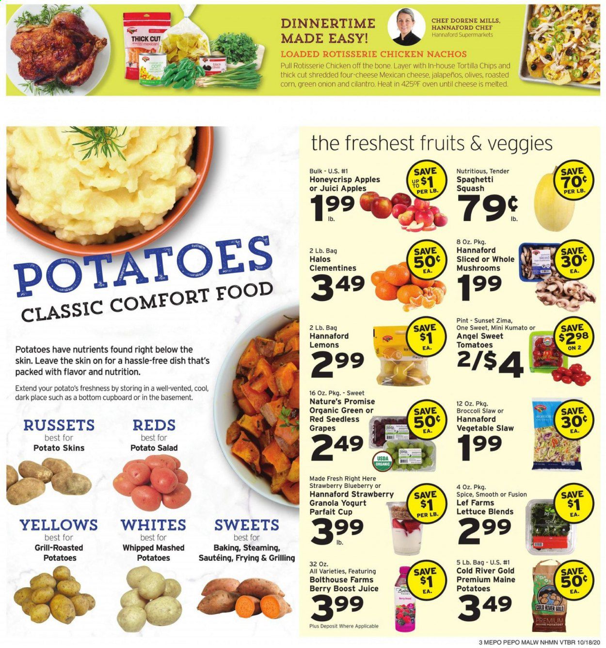 Hannaford (MA) Weekly Ad Flyer October 18 to October 24
