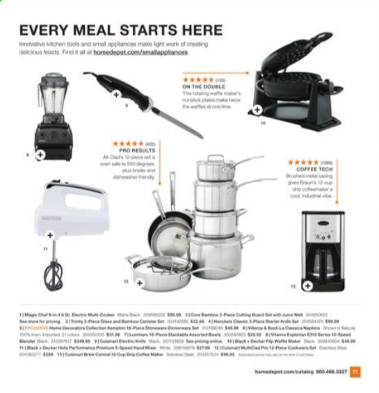 The Home Depot Weekly Ad Flyer October 16 to December 25
