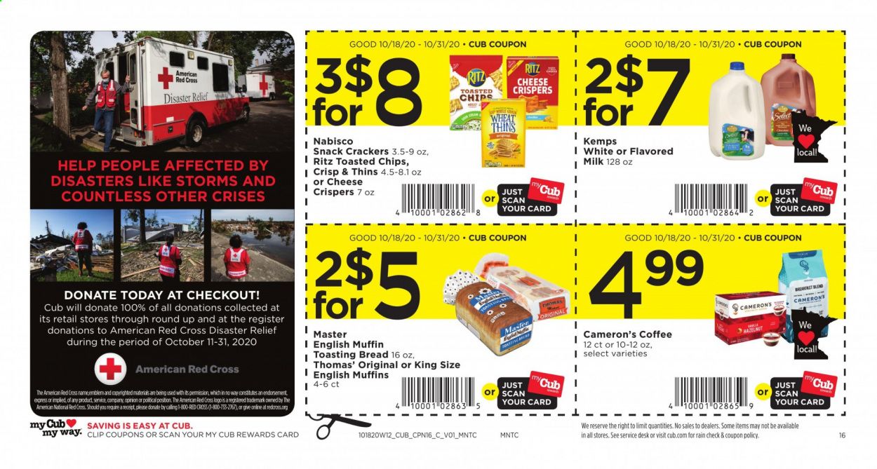 Cub Foods Weekly Ad Flyer October 18 to October 31