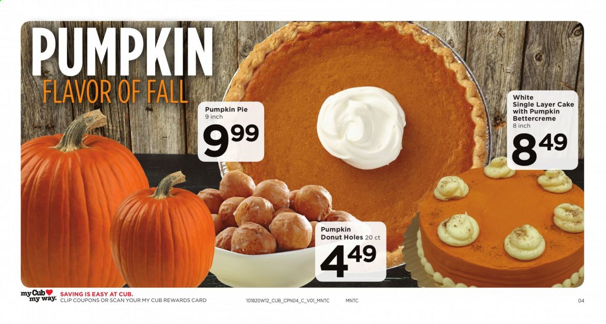 Cub Foods Weekly Ad Flyer October 18 to October 31
