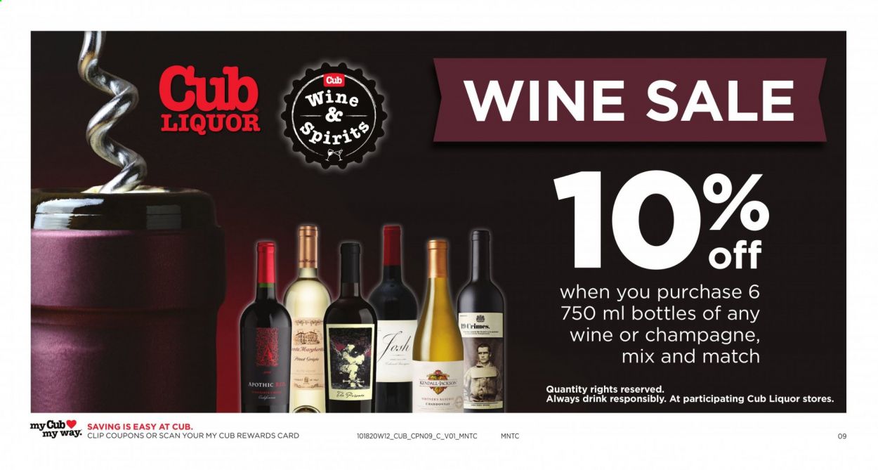Cub Foods Weekly Ad Flyer October 18 to October 31