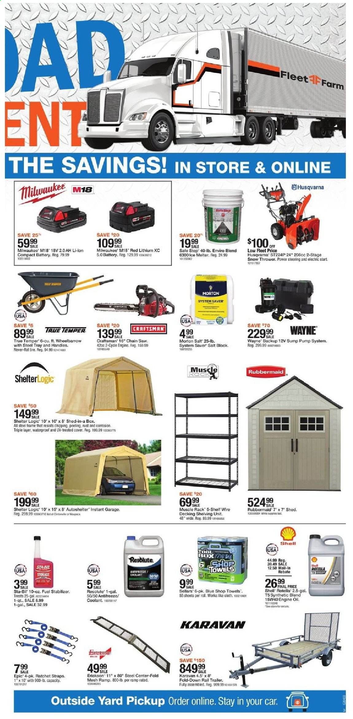 Fleet Farm Weekly Ad Flyer October 23 to October 25