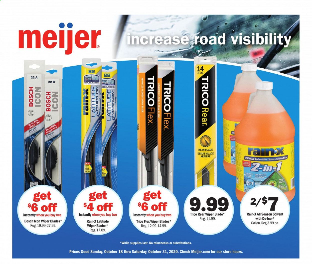 Meijer (IL, IN, KY, MI, OH, WI) Weekly Ad Flyer October 18 to October 31