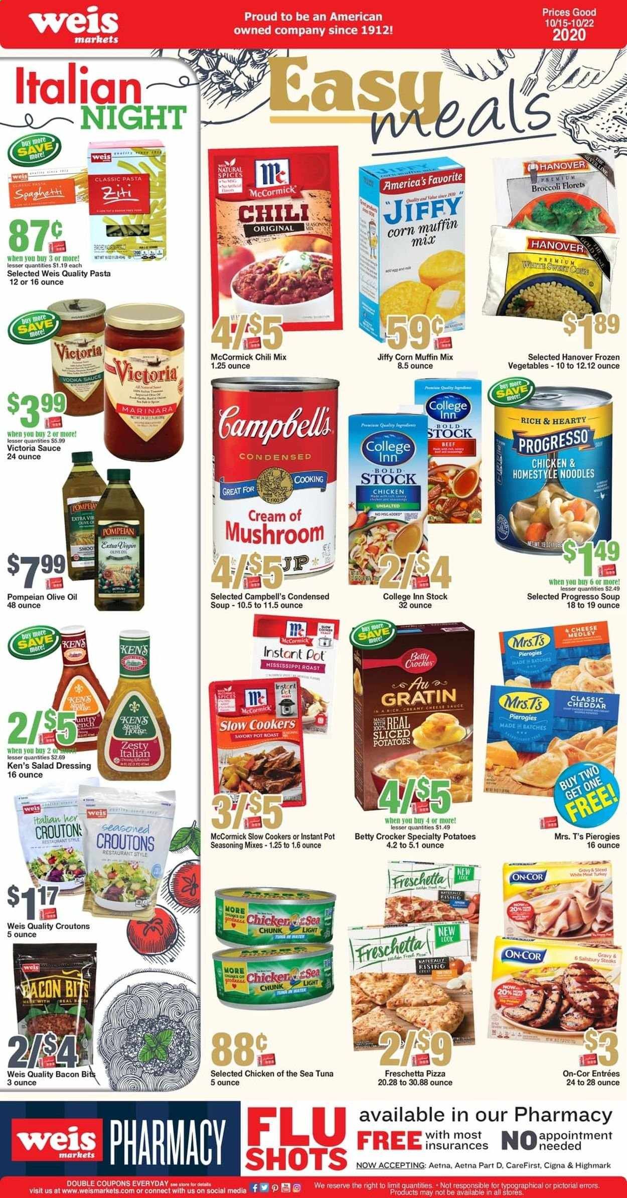 Weis Weekly Ad Flyer October 15 to October 22