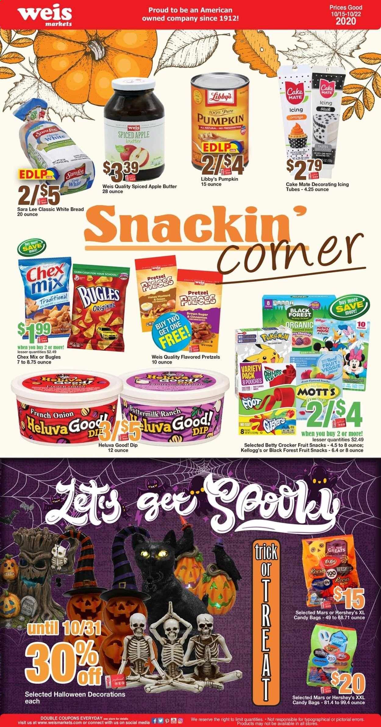 Weis Weekly Ad Flyer October 15 to October 22