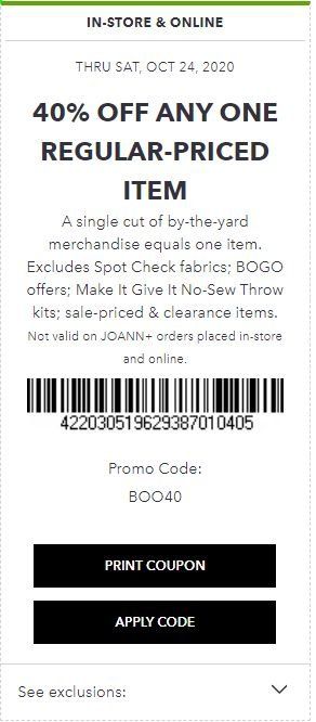 JOANN Weekly Ad Flyer October 18 to October 24