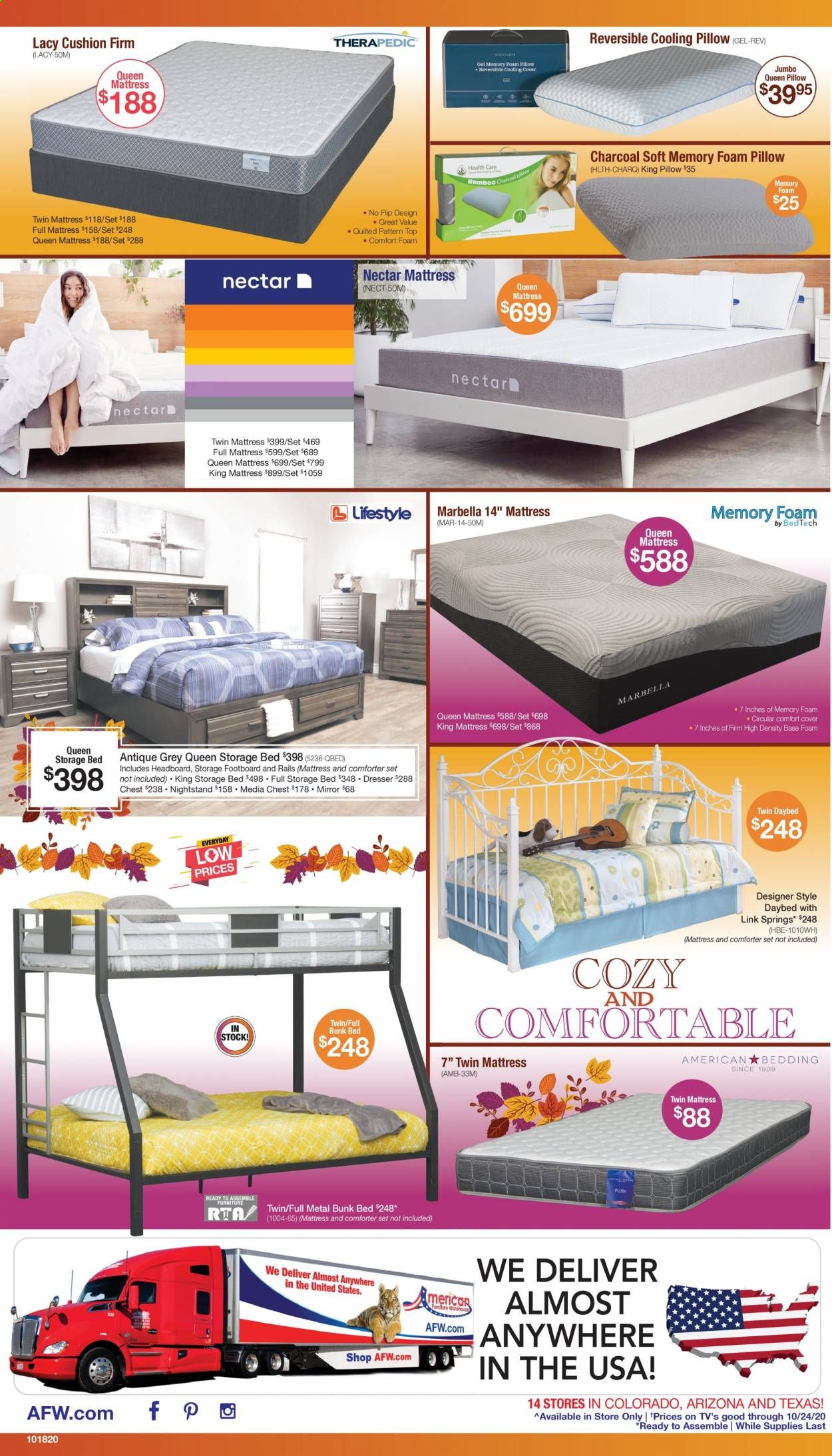 American Furniture Warehouse (CO) Weekly Ad Flyer October 18 to October 24
