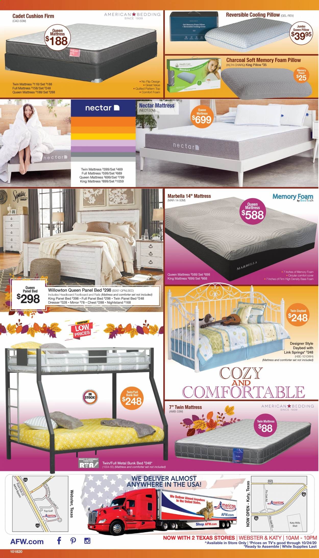 American Furniture Warehouse (TX) Weekly Ad Flyer October 18 to October 24