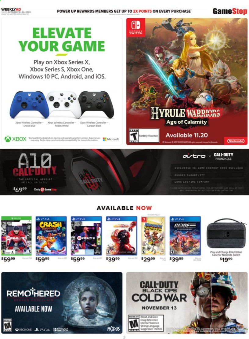 GameStop Weekly Ad Flyer October 18 to October 24