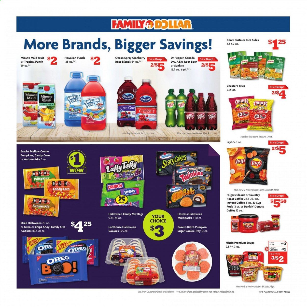Family Dollar Weekly Ad Flyer October 18 to October 24