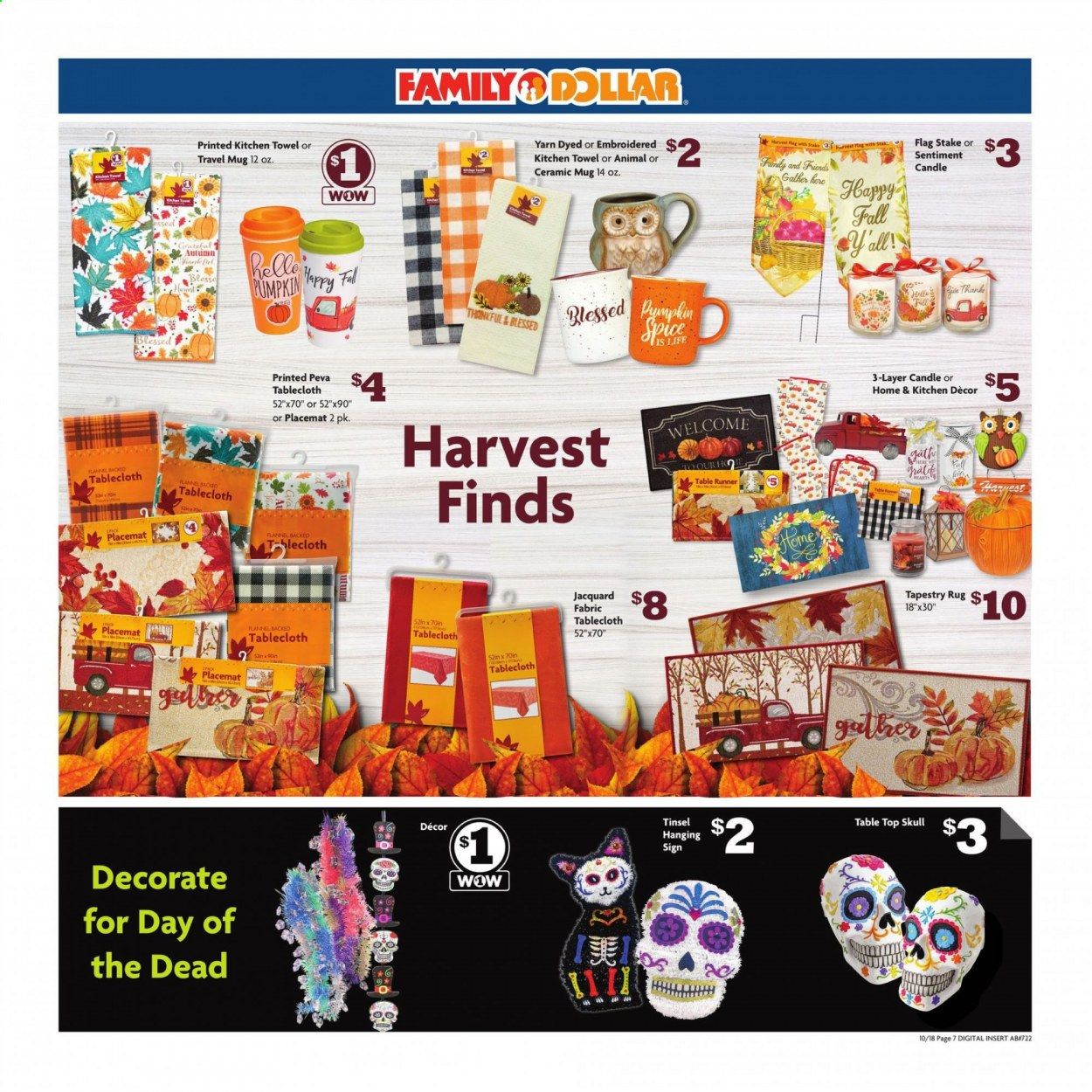 Family Dollar Weekly Ad Flyer October 18 to October 24