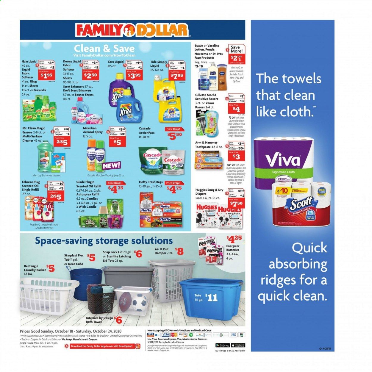Family Dollar Weekly Ad Flyer October 18 to October 24