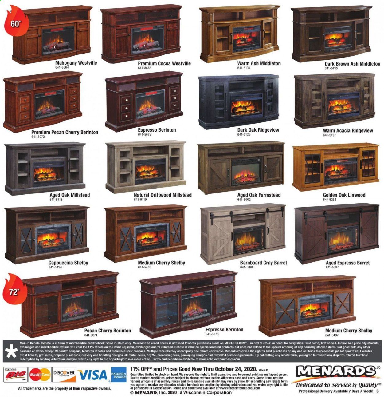 Menards Weekly Ad Flyer October 18 to October 24