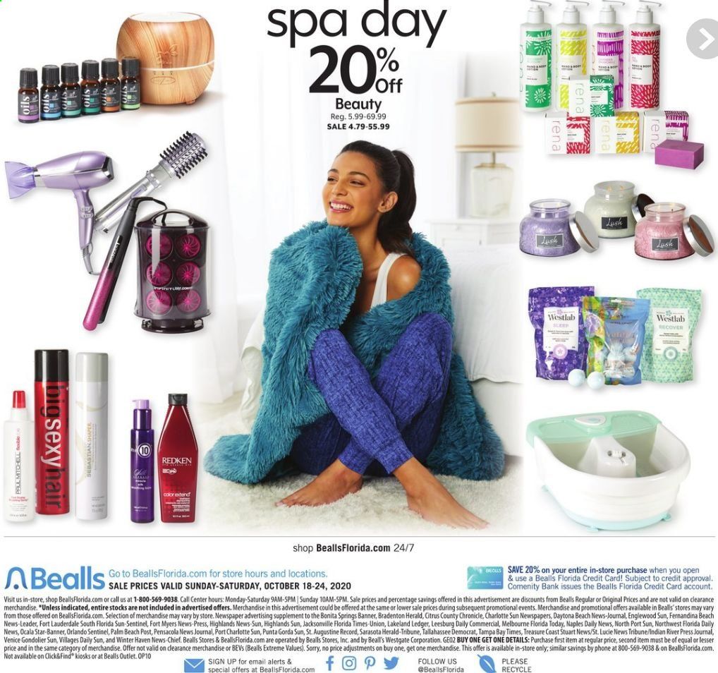 Bealls Florida Weekly Ad Flyer October 18 to October 24