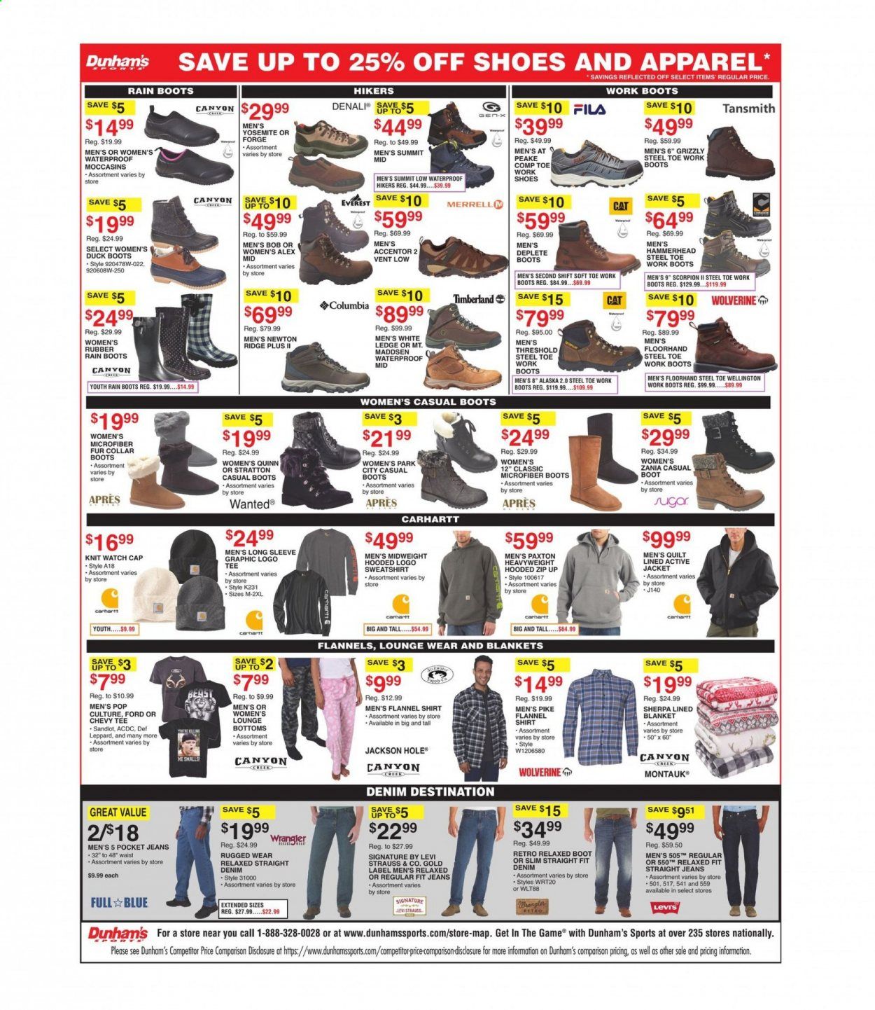 Dunham's Sports Weekly Ad Flyer October 17 to October 22