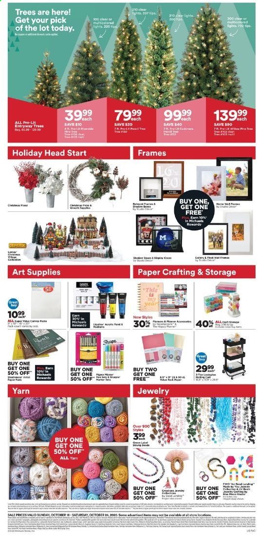Michaels Weekly Ad Flyer October 18 to October 24