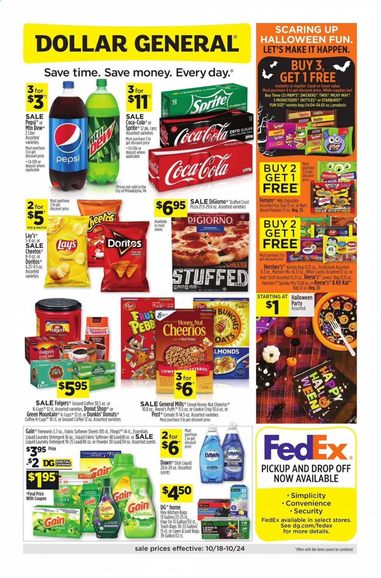 Dollar General Weekly Ad Flyer October 18 to October 24