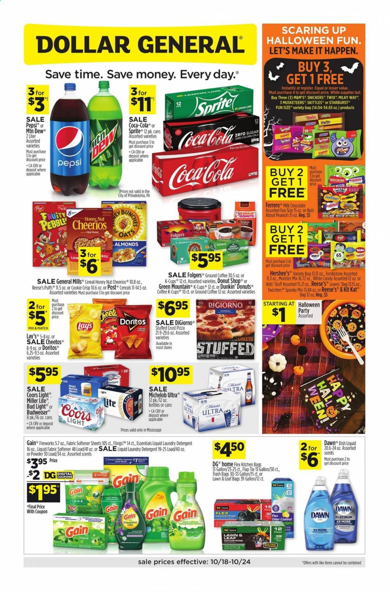 Dollar General (MS) Weekly Ad Flyer October 18 to October 24