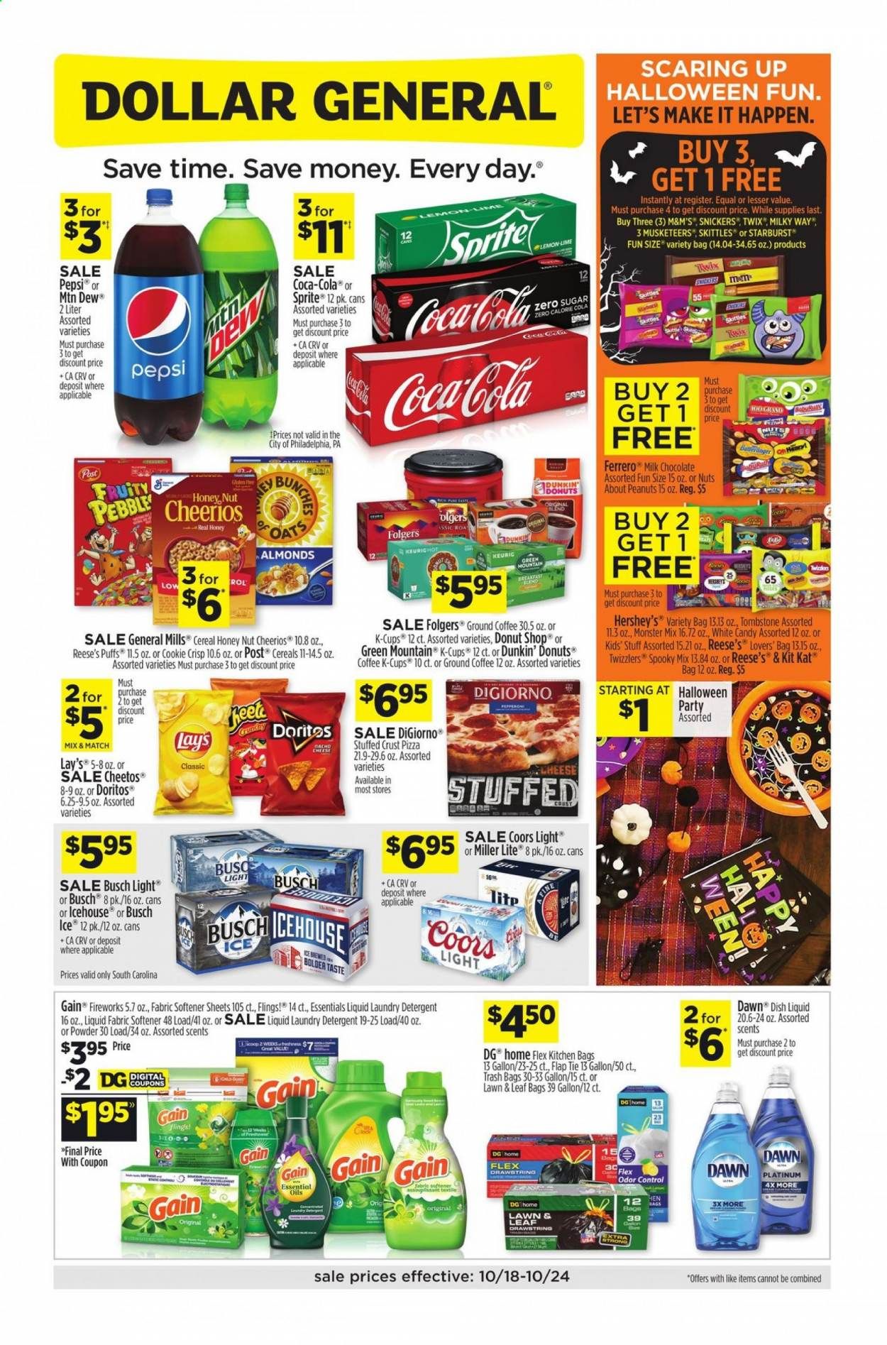 Dollar General (SC) Weekly Ad Flyer October 18 to October 24