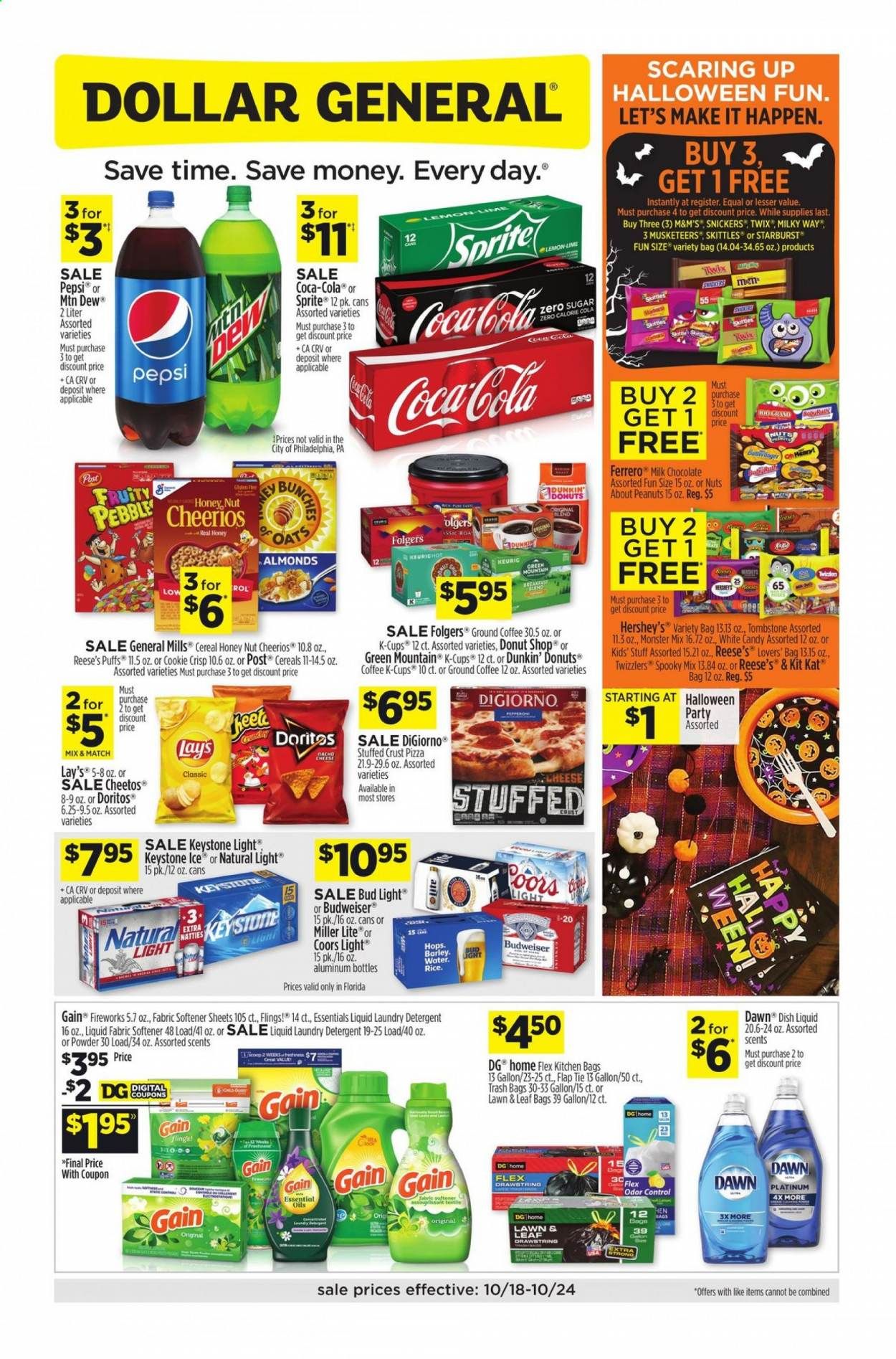 Dollar General (FL) Weekly Ad Flyer October 18 to October 24