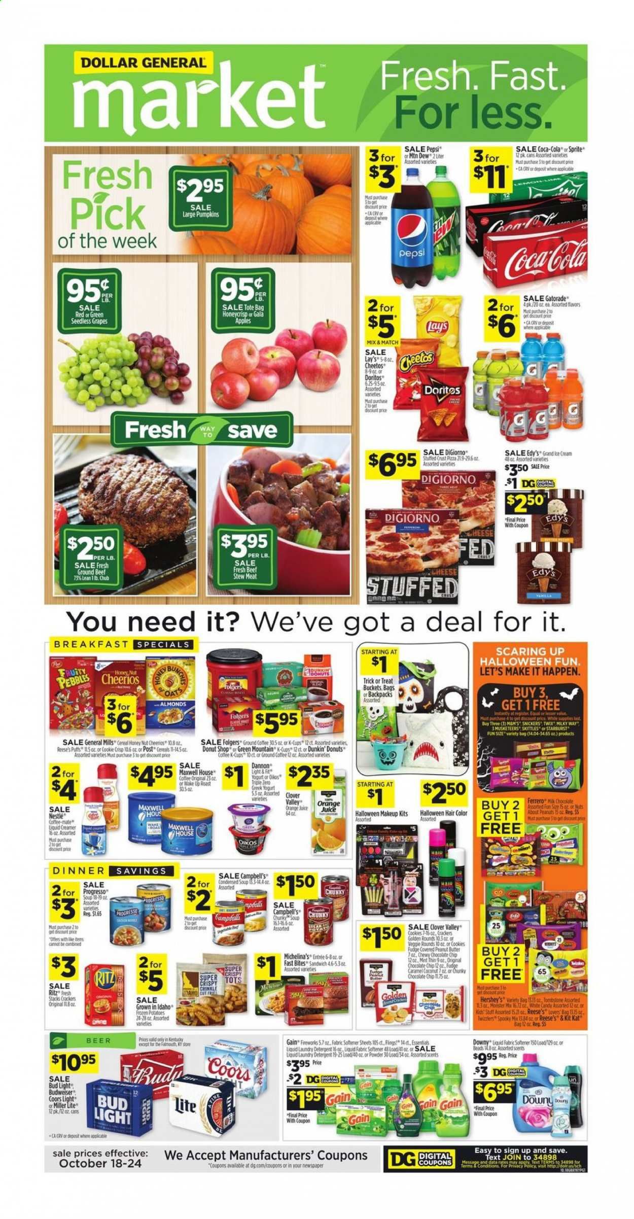 Dollar General (KY) Weekly Ad Flyer October 18 to October 24