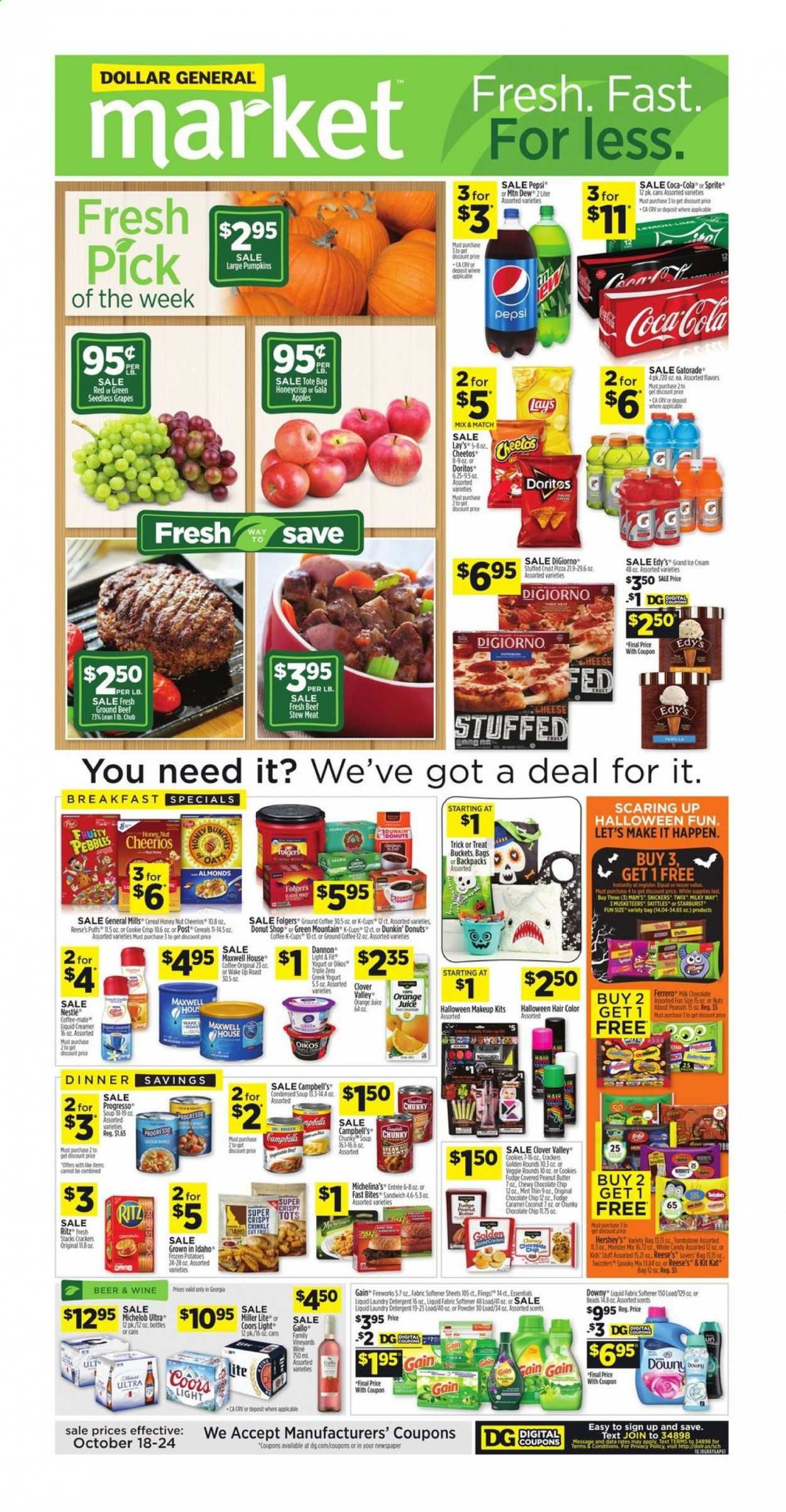 Dollar General (GA) Weekly Ad Flyer October 18 to October 24
