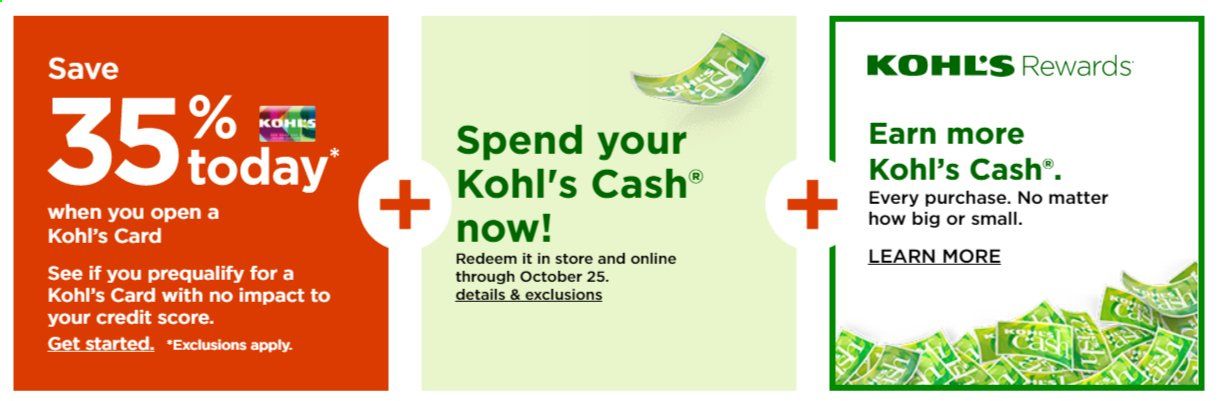 Kohl's Weekly Ad Flyer October 19 to October 25