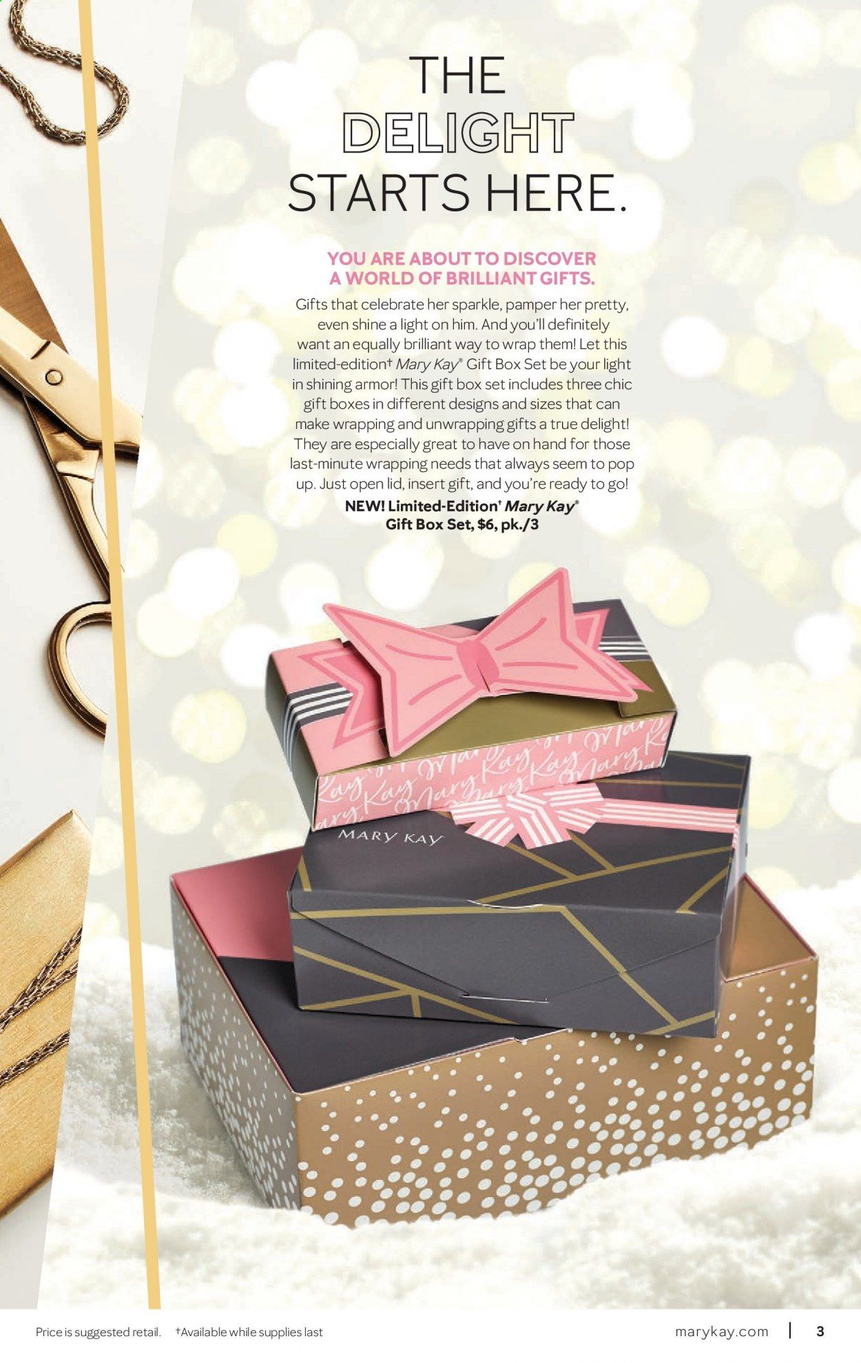 Mary Kay Weekly Ad Flyer September 16 to November 15