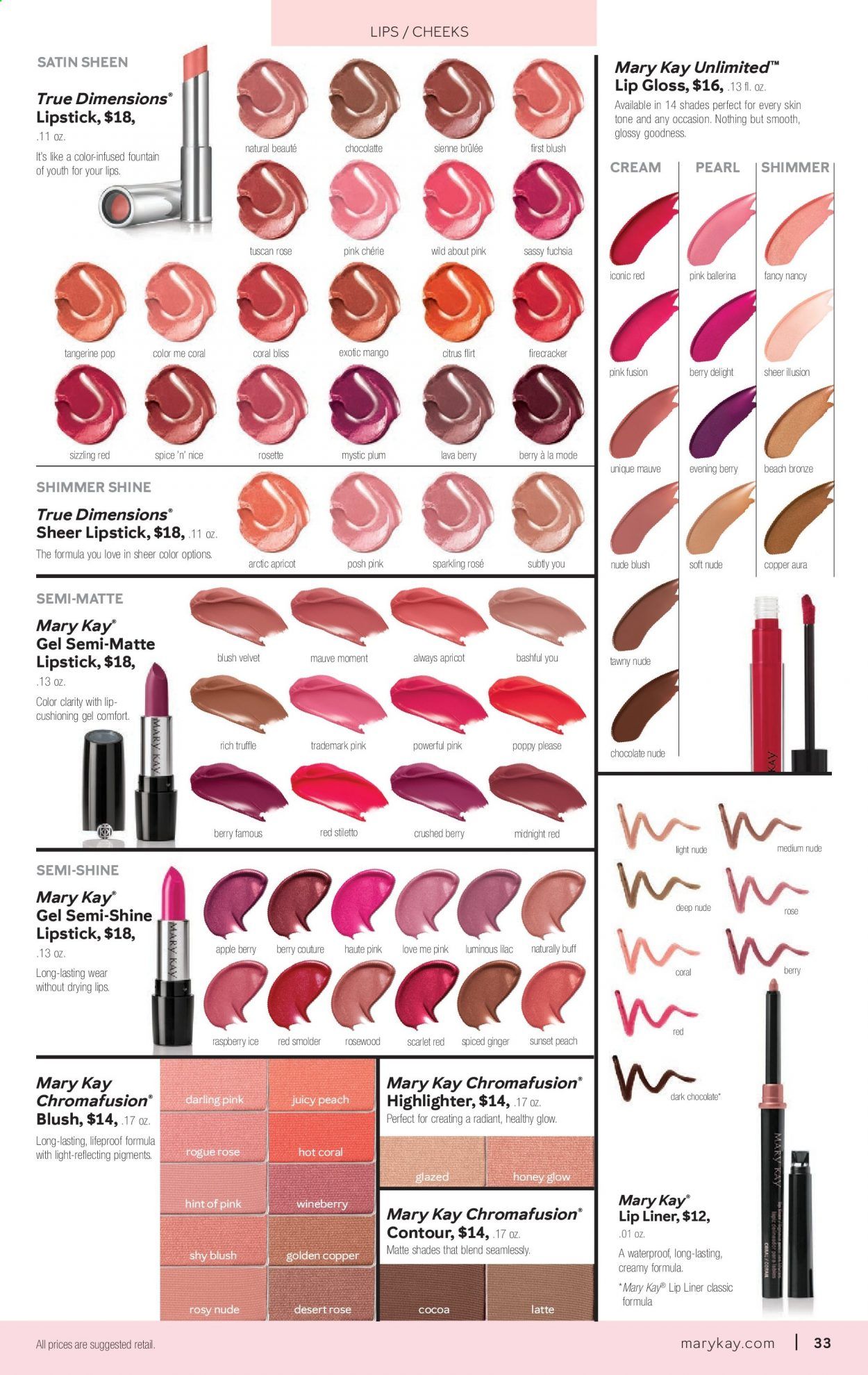 Mary Kay Weekly Ad Flyer September 16 to November 15