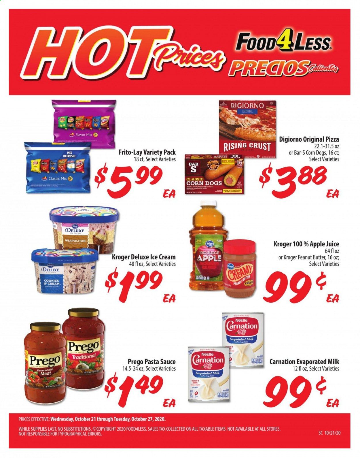 Food 4 Less (CA) Weekly Ad Flyer October 21 to October 27