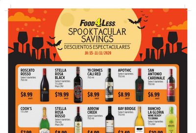 Food 4 Less (CA) Weekly Ad Flyer October 15 to November 11