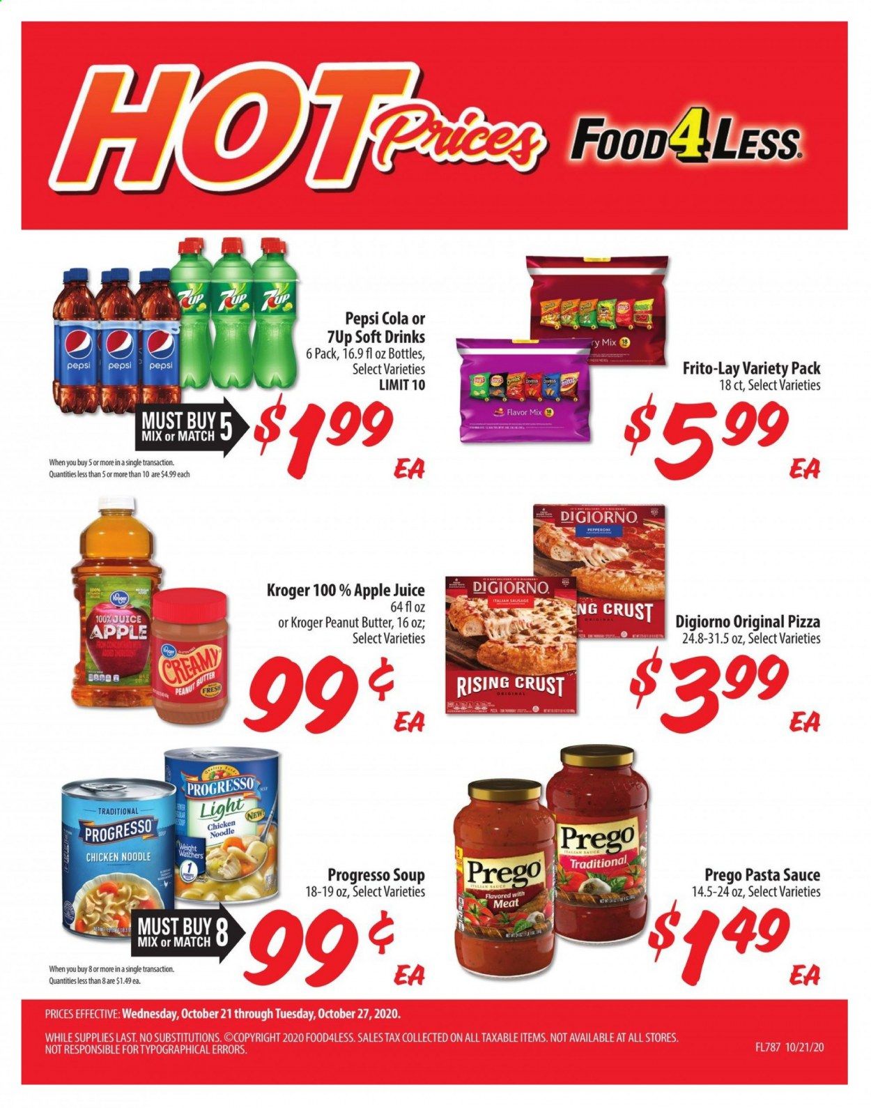 Food 4 Less (IN) Weekly Ad Flyer October 21 to October 27