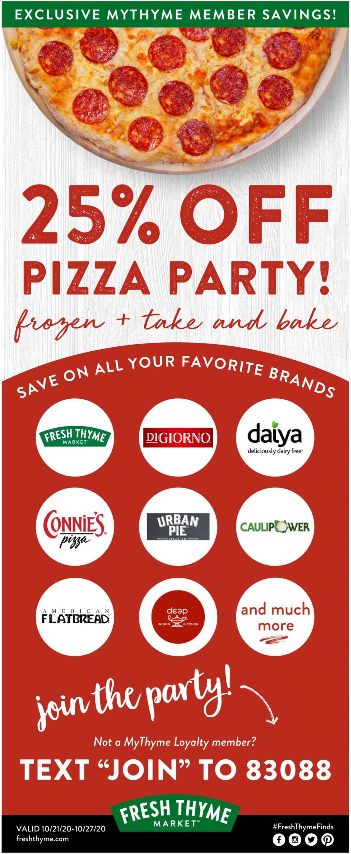 Fresh Thyme Weekly Ad Flyer October 21 to October 27