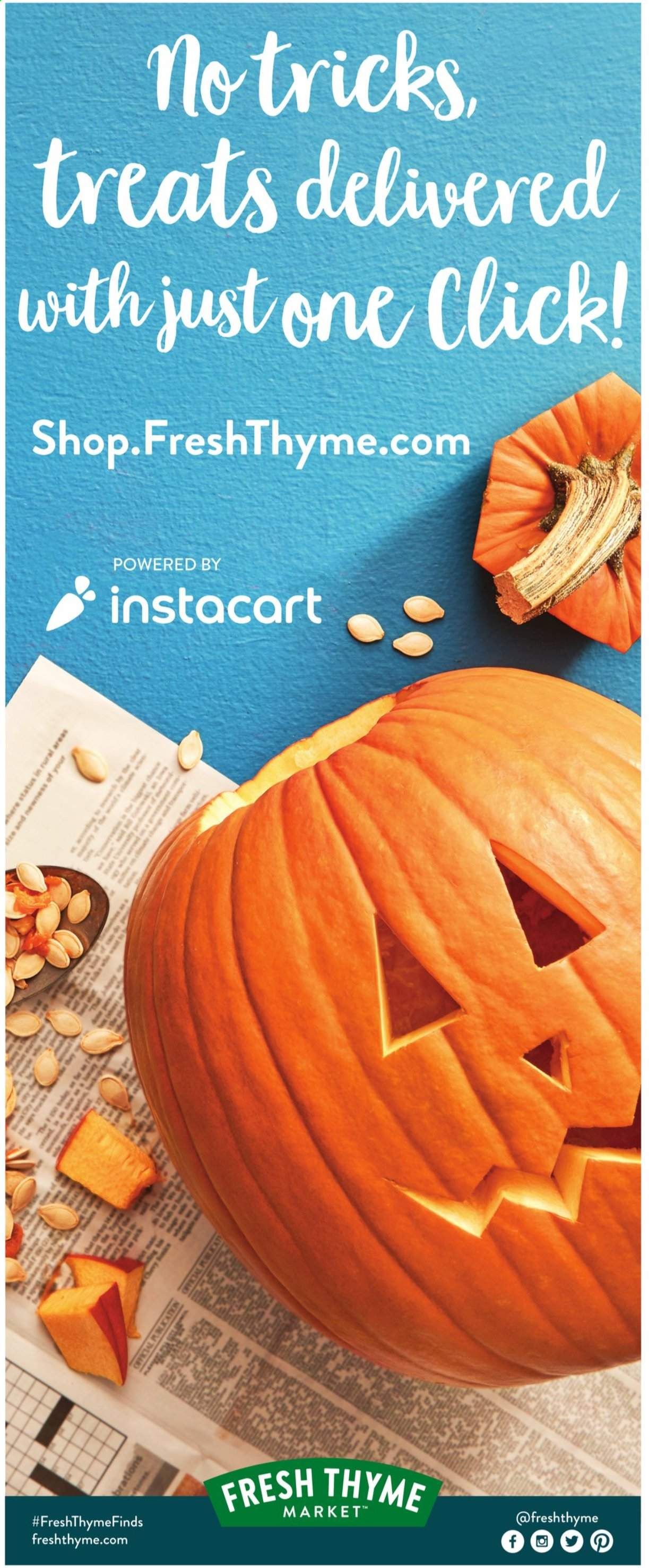Fresh Thyme Weekly Ad Flyer October 21 to October 27