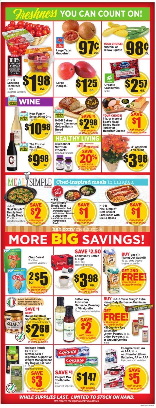 H-E-B (TX) Weekly Ad Flyer October 21 to October 27