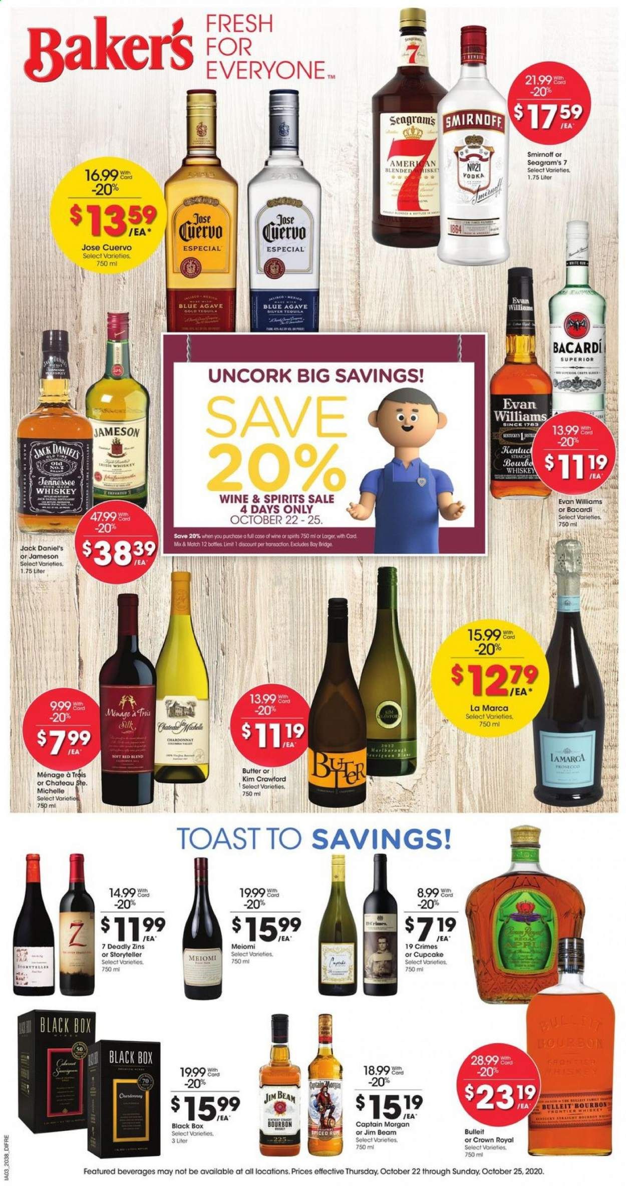 Baker's Weekly Ad Flyer October 21 to October 27