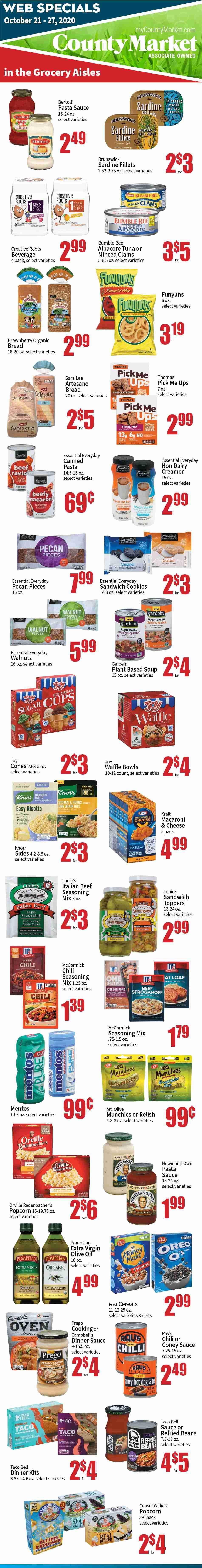 County Market Weekly Ad Flyer October 21 to October 27